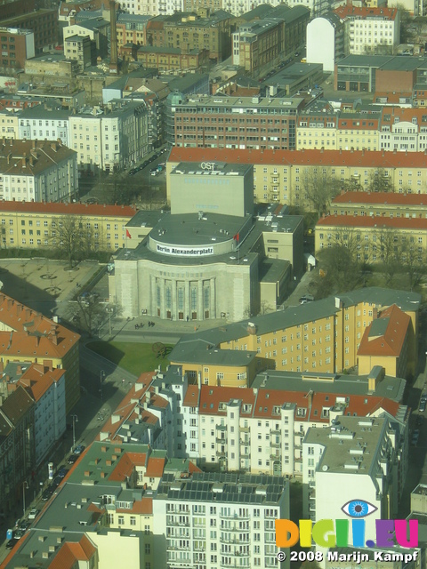 25386 Houses at Berlin Alexanderplatz from Fernsehturm Berlin (TV Tower)